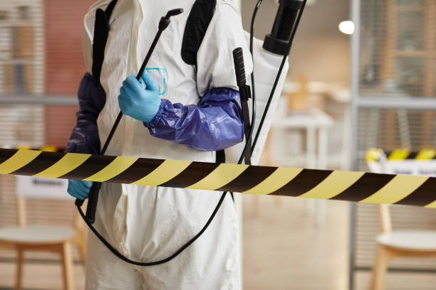 Professional Blood Cleanup technician working in Elizabeth, NJ